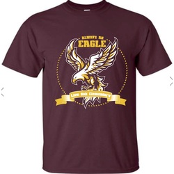 2022-23 Spiritwear Maroon Always-An-Eagle T-Shirt Product Image